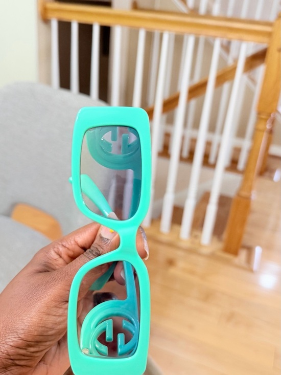 Mint Green Rectangular Sunglasses main image 9
